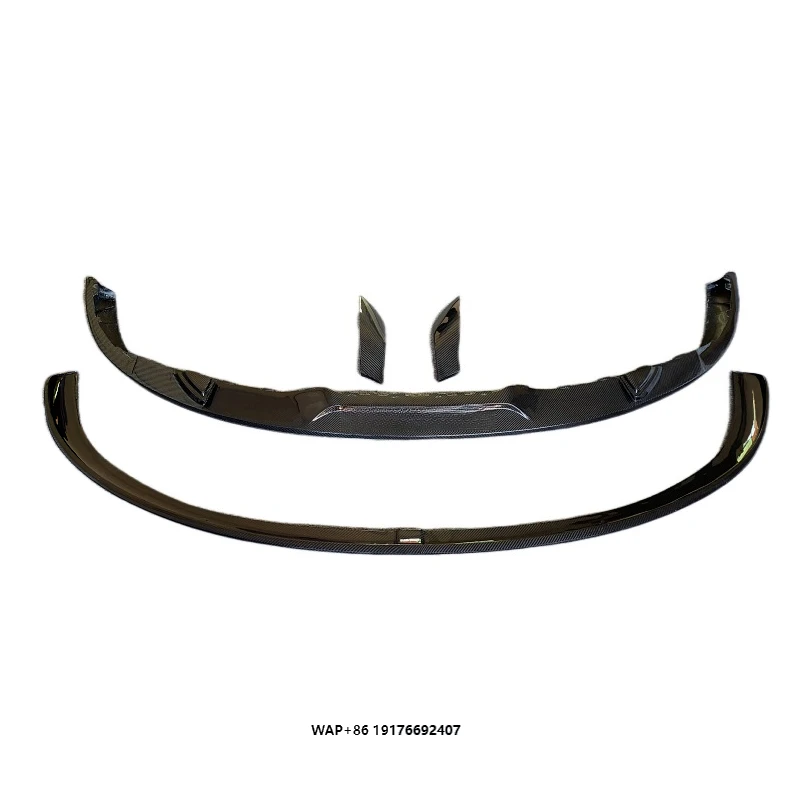 

for Taycan Body Kit Carbon Fiber THT Style Front Lip Front Bumper Edge Four Piece Body Kit