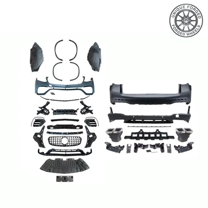 

Factory Sales Car Modified Bumper Grille Upgrade Body Kit for GLC W253 X253 Change to C63 Body Kit 2016-2019