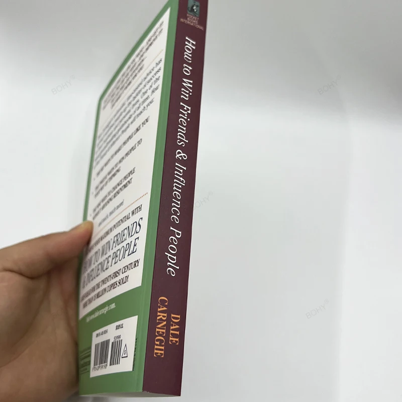 By Dale Carnegie come vincere gli amici influenza le persone abilità di comunicazione interpersonale libro di lettura di auto miglioramento per adulti