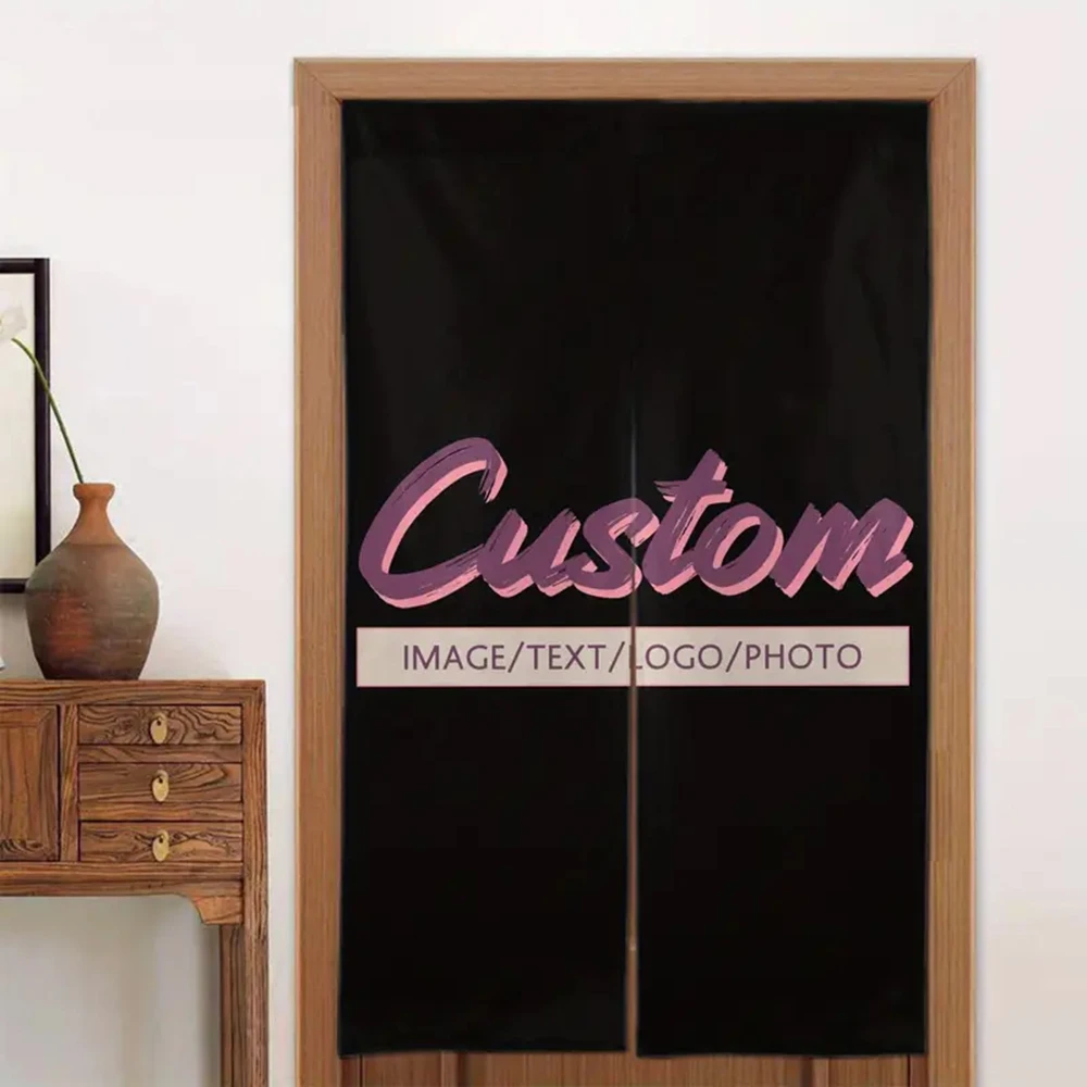 Customized Door Curtains Sizes Pictures Blackout Partition Hanging Half Curtain Home Kitchen Entrance Decor Curtains For Doors