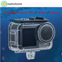 STARTRC Clear Camera Waterproof Housing For DJI Osmo Action 5 Pro / Action-4 / Action-3 Sports Camera 40m Underwater Diving Case