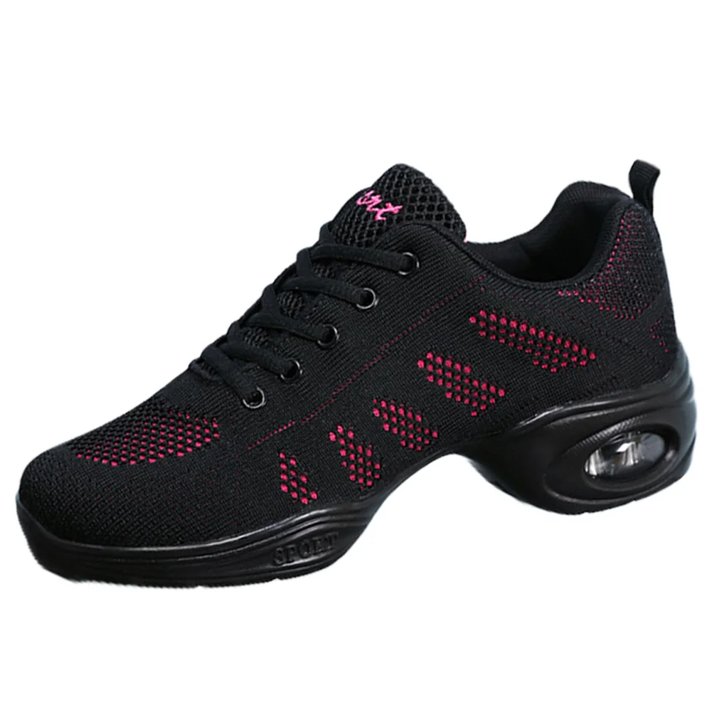 Dance Shoes Breathable Walking Shoes Air Cushion Athletic Walking Dance Shoes Platform for Women