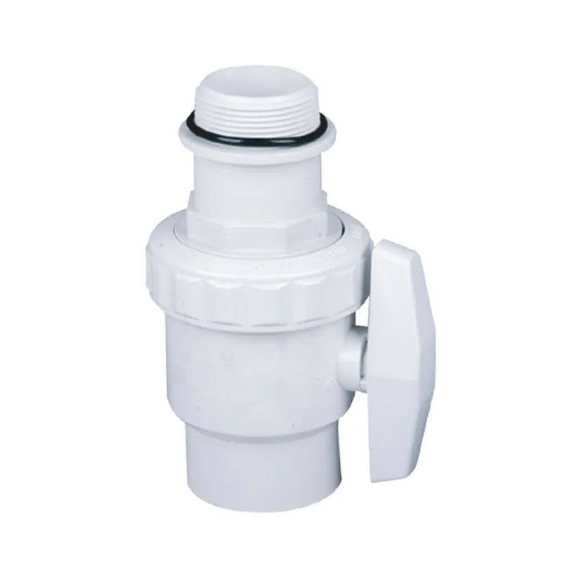 Pool Valves & Fittings – Check Valve, Non-Return One-Way Flow Control, Durable PVC for Swimming Pools & Spas