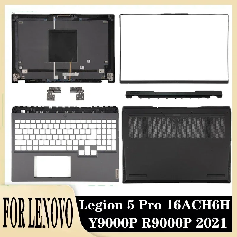 

Для Y9000P R9000P 2021 Legion 5 Pro 16ACH 6H ЖК-Дисплей задняя верхняя крышка передняя рамка шарнирный Упор для рук Верхняя Нижняя основание