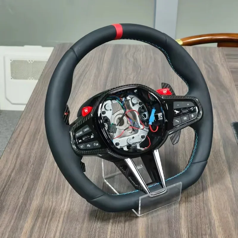 Car Steering Wheel Leather For BMW G20 G26 G30 G31 G38 G32 G12 G70 G15 G14 G16 M2 G87 M3 G80 G82 G42 Steering Wheel Accessorie