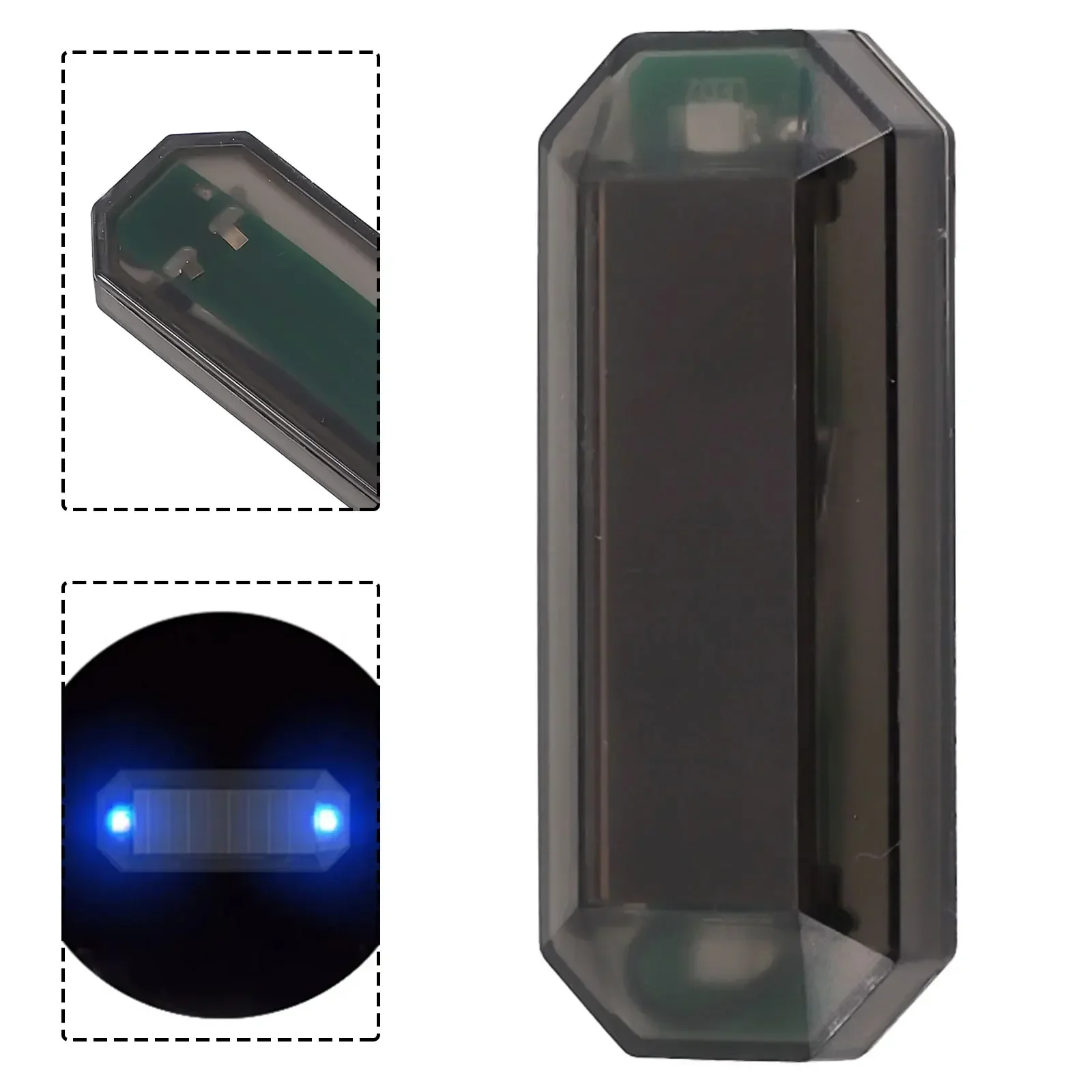 Solar-warning Light Car Rear Collision Prevention Free Breathing Light 12V Strobe Signal LED Light Flash Alarm Lamp Solar Power