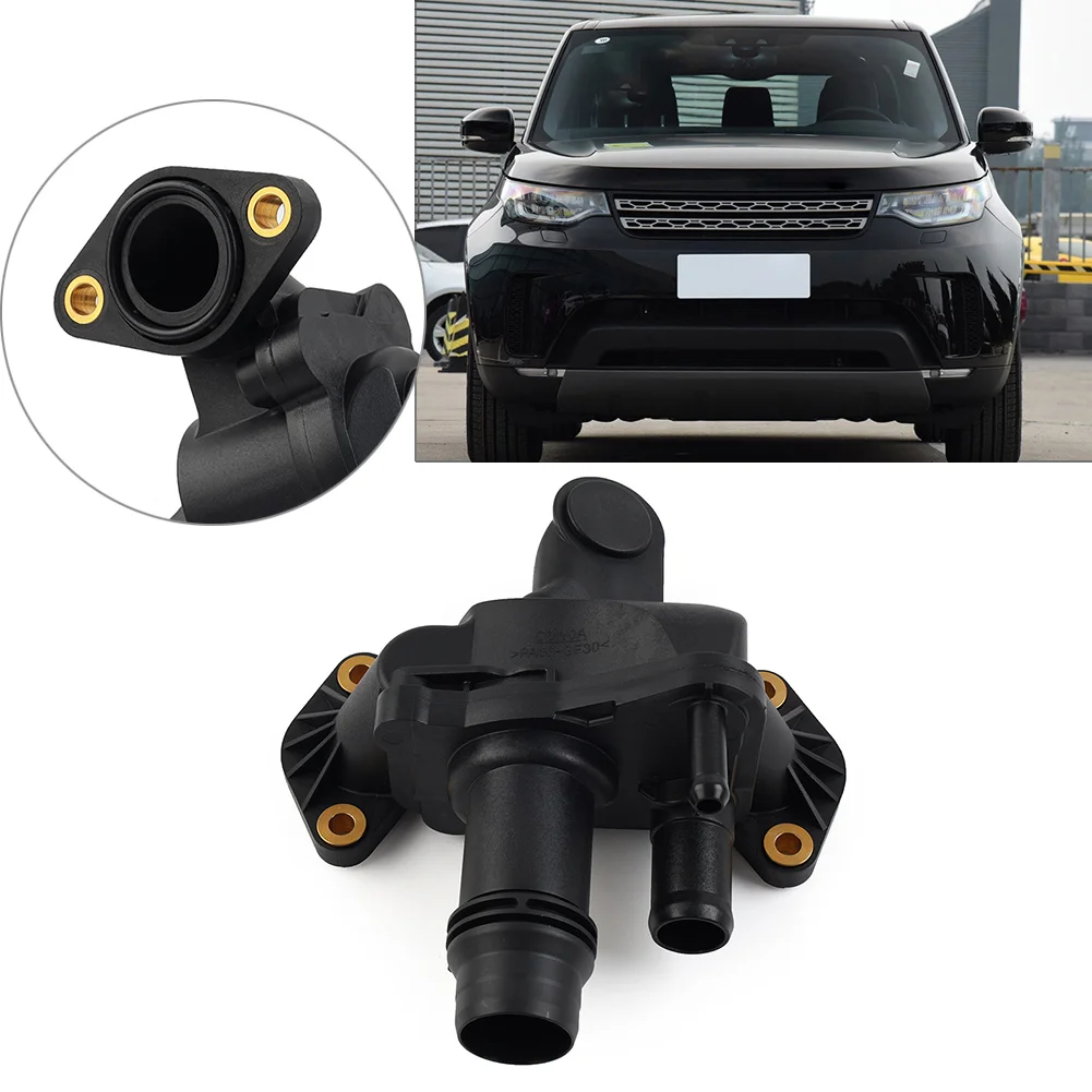 Car Engine Coolant Thermostat Housing Water Outlet Pipe For Land Rover Discovery Range Rover Sport For Jaguar S-Type XF XJ 3.0T