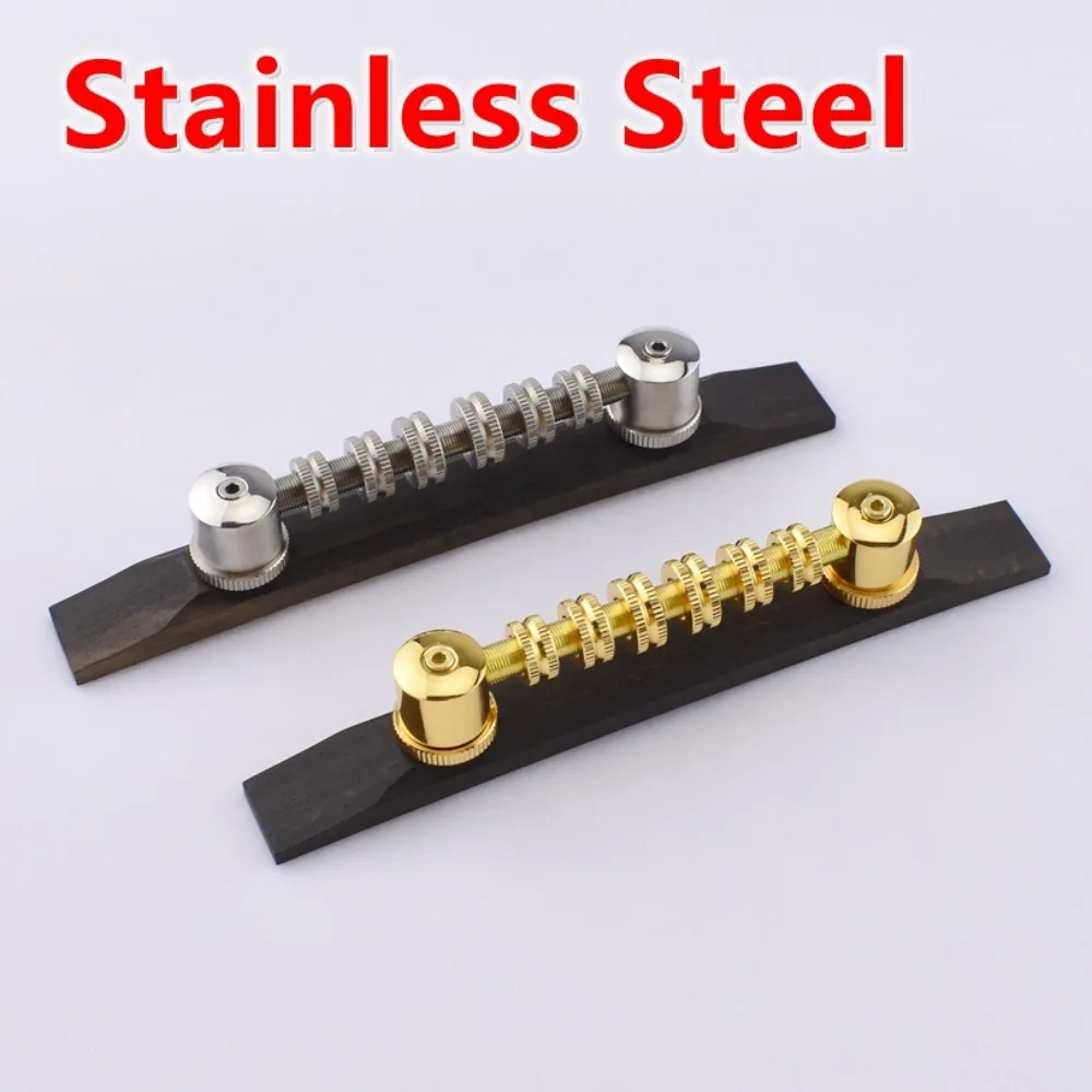 

1 Set Stainless Steel Space Control Adjustable Roller Bridge With Ebony Base - Made in Japan