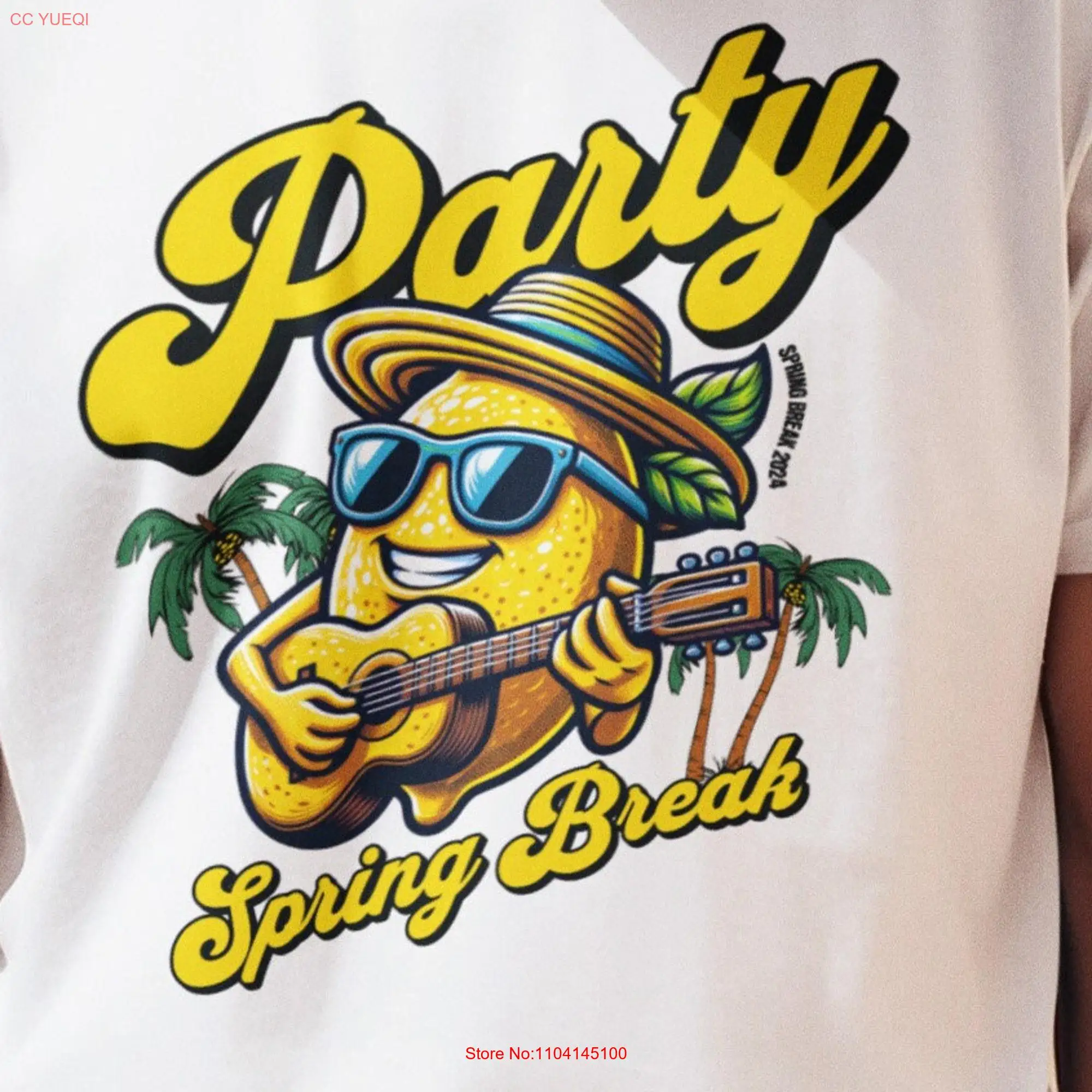 Party Spring Break Cotton T Shirt School Schools Out On Beach Time long or short sleeves