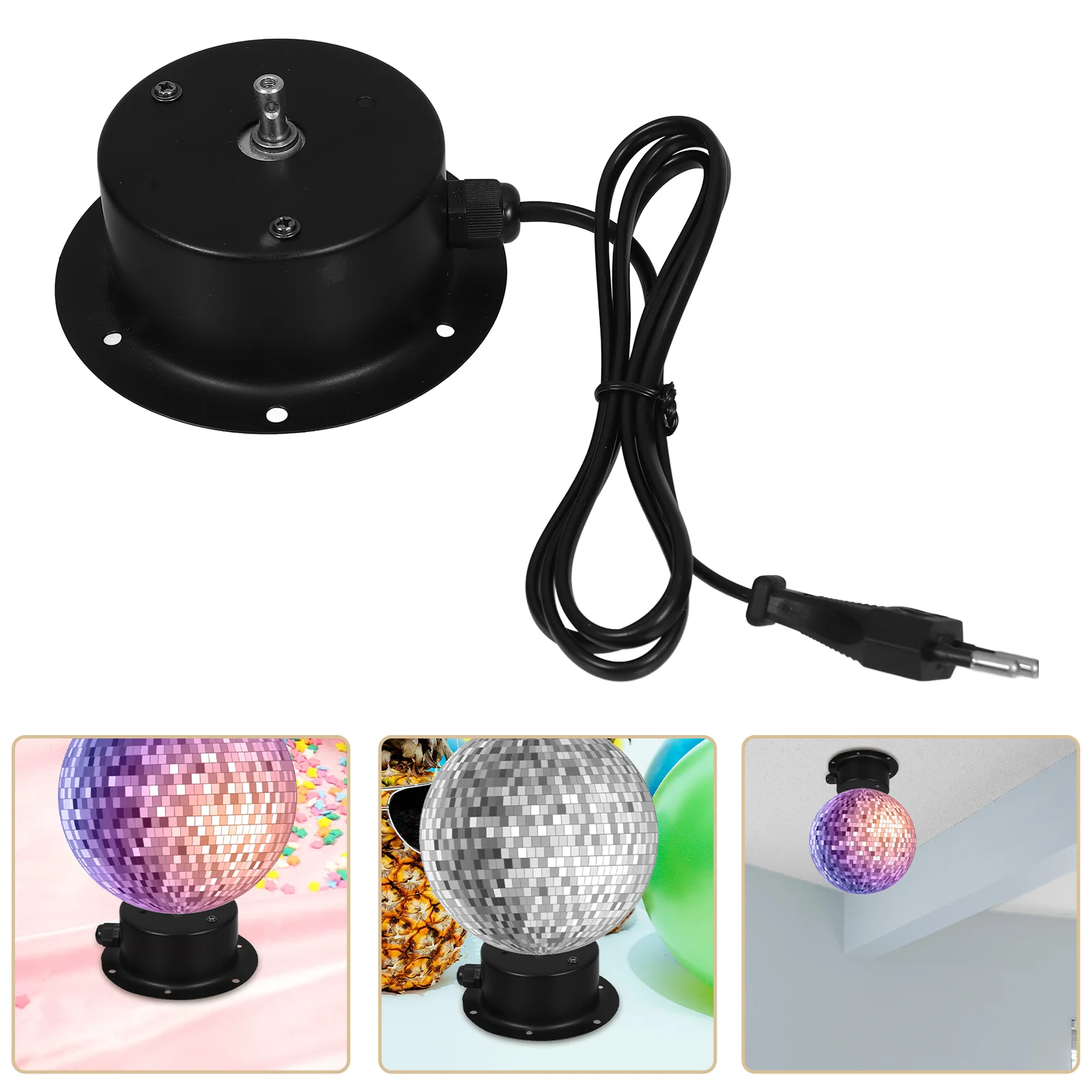 

Stage Lighting Motor Mirror Ball Motorized System for Dedicated Disco Parts Copper Halloween Prop