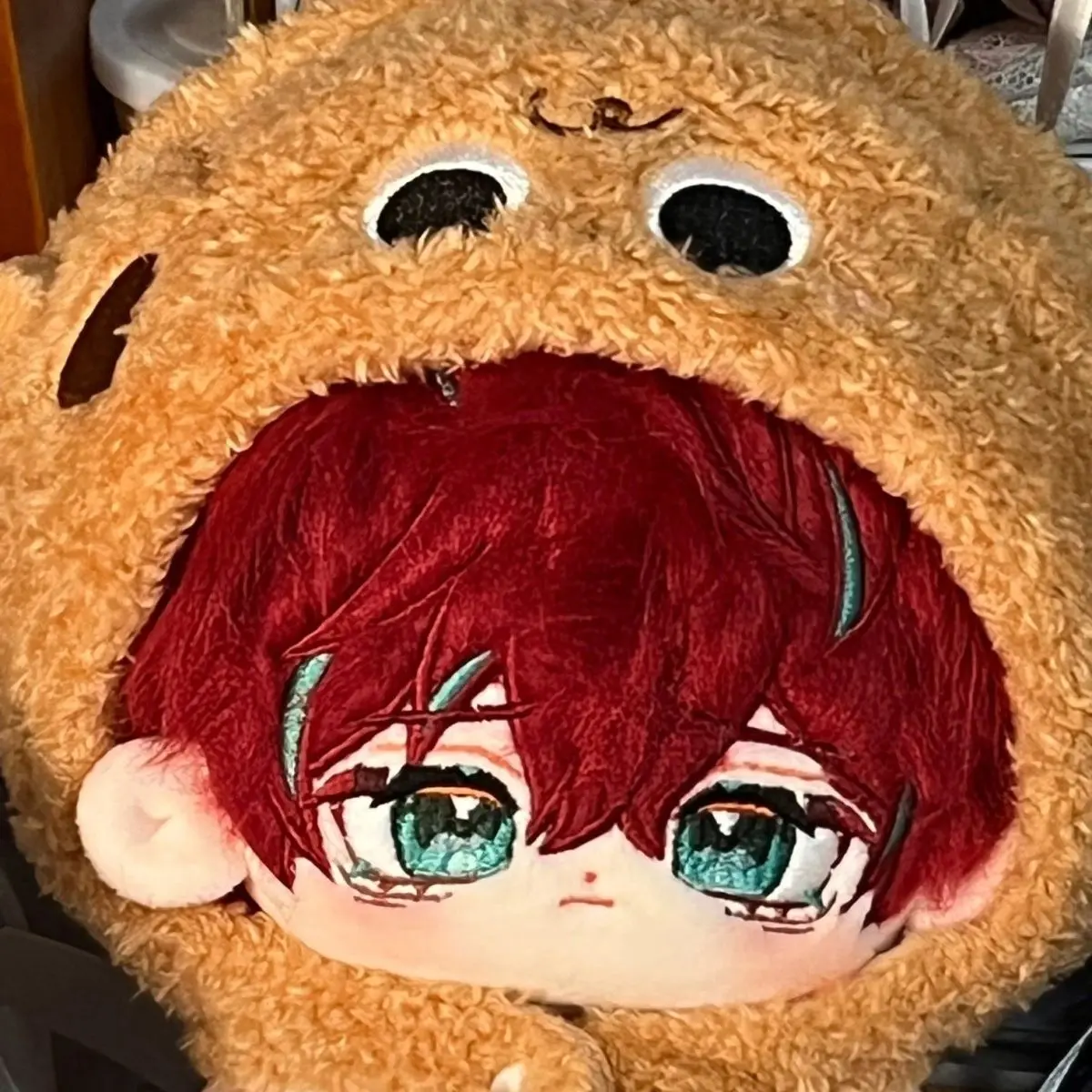 Em estoque 20cm jogo hipnose microfone-divisão rap batalha kannonzaka doppo plushie figura modelos mascote boneca brinquedos boneca com roupas