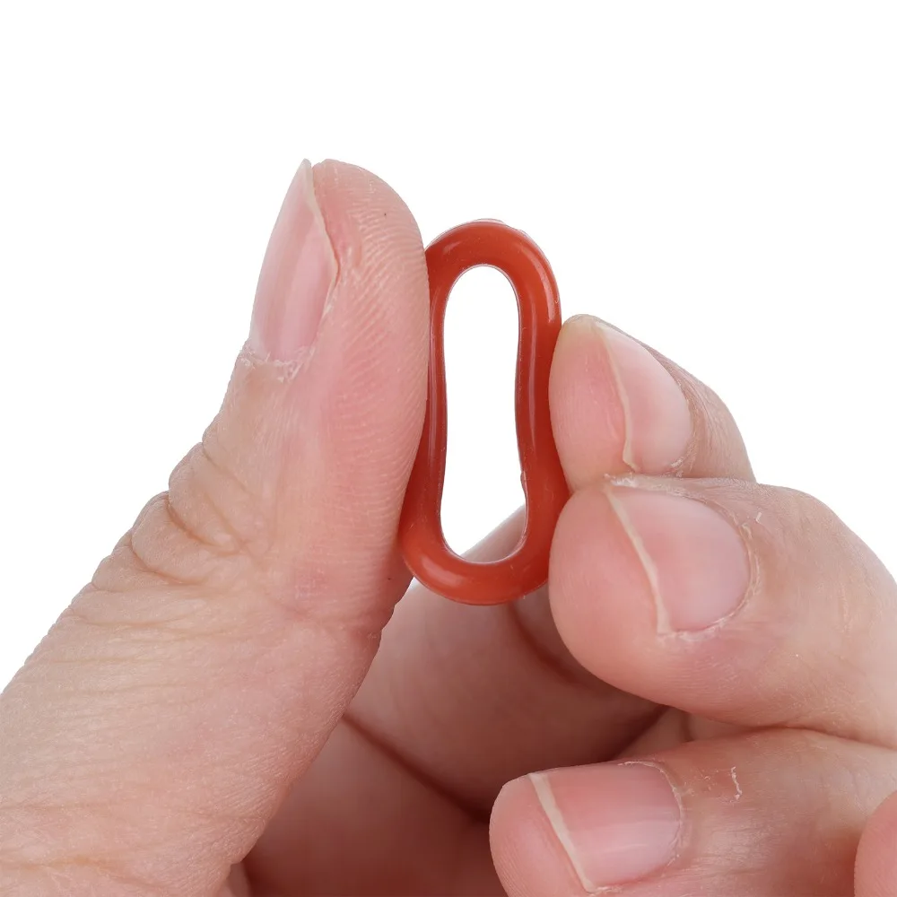 50pcs Metric Heat Safe Silicone O-Ring Good Tightness Mute Rubber Sealing Ring Cylinder Head O Ring Washer