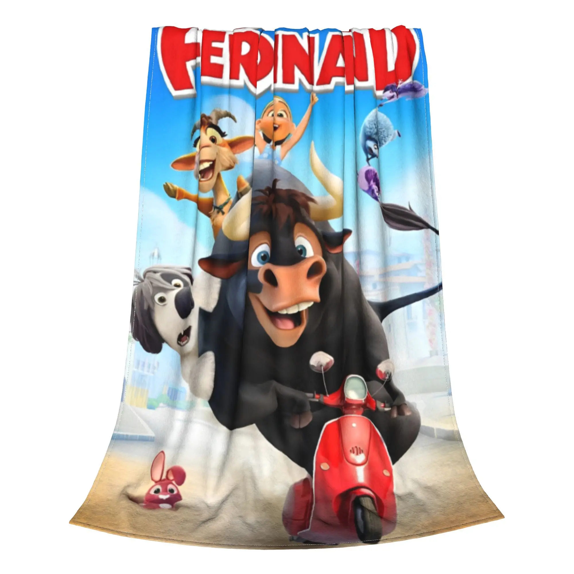 ferdinand anime cartoon kids movie  Blankets Fleece  Relax Super Soft Throw Blankets for Bedding Bedspread