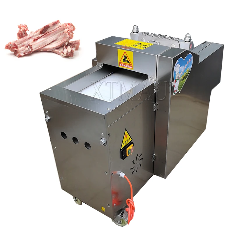 

Electric Meat Cube Cutter Meat and Bone Cutting Machine Stainless Steel Frozen Beef Cube Chicken Meat Cutting Machine