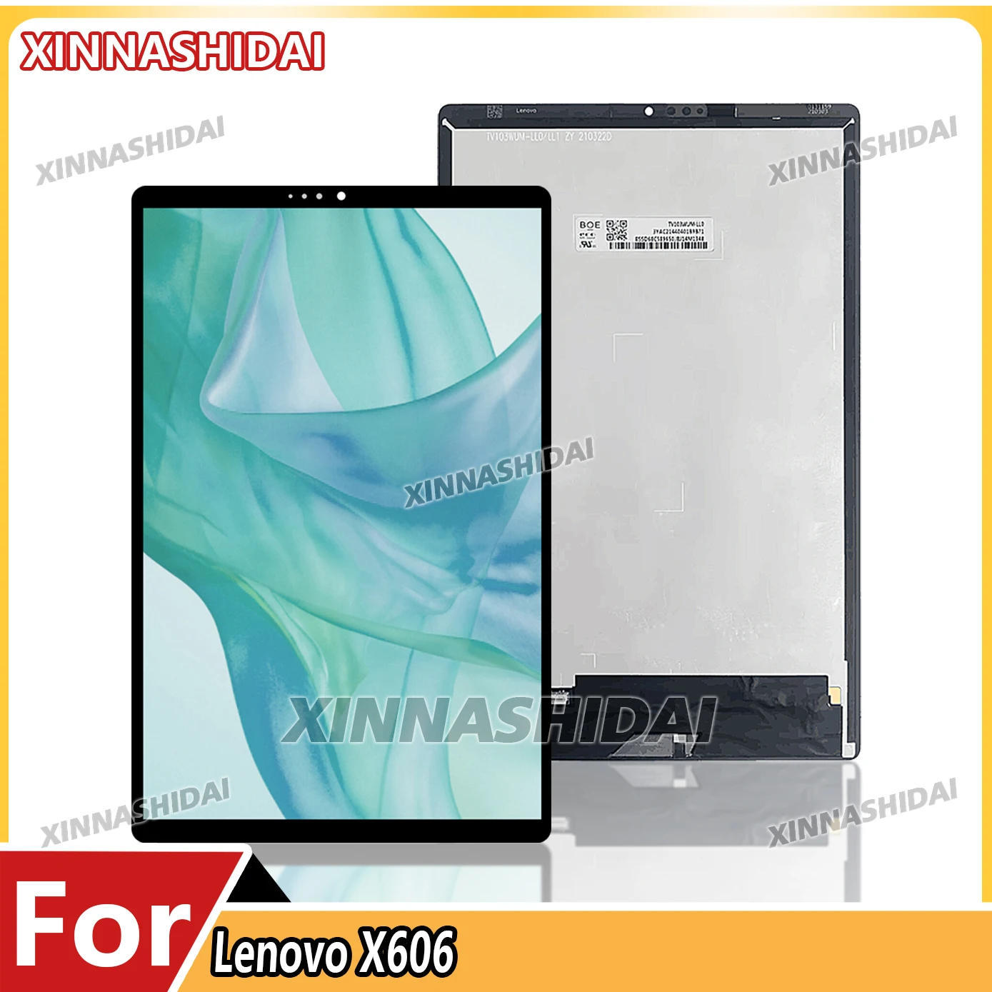 

10.3″ For Lenovo Tab M10 Plus TB-X606F TB-X606X TB-X606 X606 LCD Display Touch Screen Digitizer Assembly Replacement