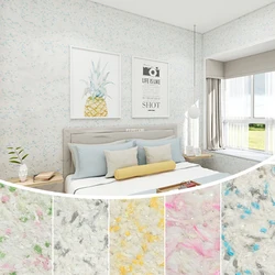Self-painting Wall Clothing Fiber Paint Waterproof Home Living Room Background Wall Plant Fiber Mud Ecological Beauty Wall Mud