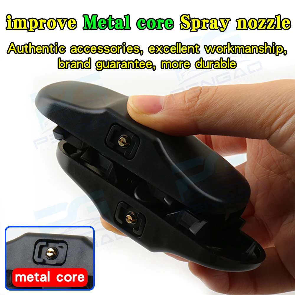 

For Porsche 2011-2016 Cayenne Macan Panamera Washer Jet 2Pcs Front Hood Windshield Washer Nozzles Jet Heated Adjust Sprayer Kit
