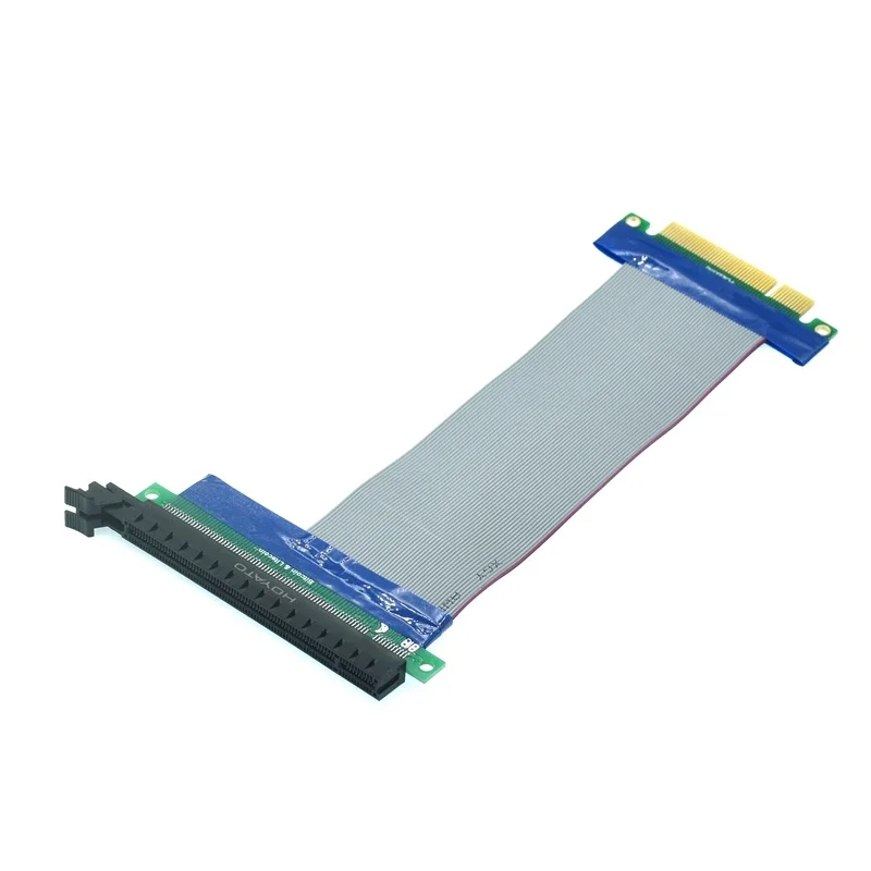 Karta rozszerzeń PCI Express PCIE Riser Card Extender PCI E 8X do 16X, adapter PCI-E Riser, przedłużacz PCIe X8, pozłacana, do kopania BTC — zdjęcie 3