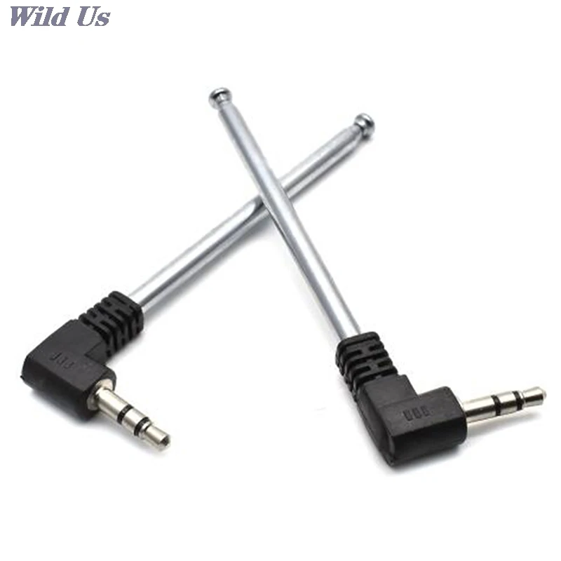 8.5cm-25cm Universal L Plug 3.5mm Signal Booster For Mobile Phone Male Jack External Antenna Auto Accessiores 1 Pc