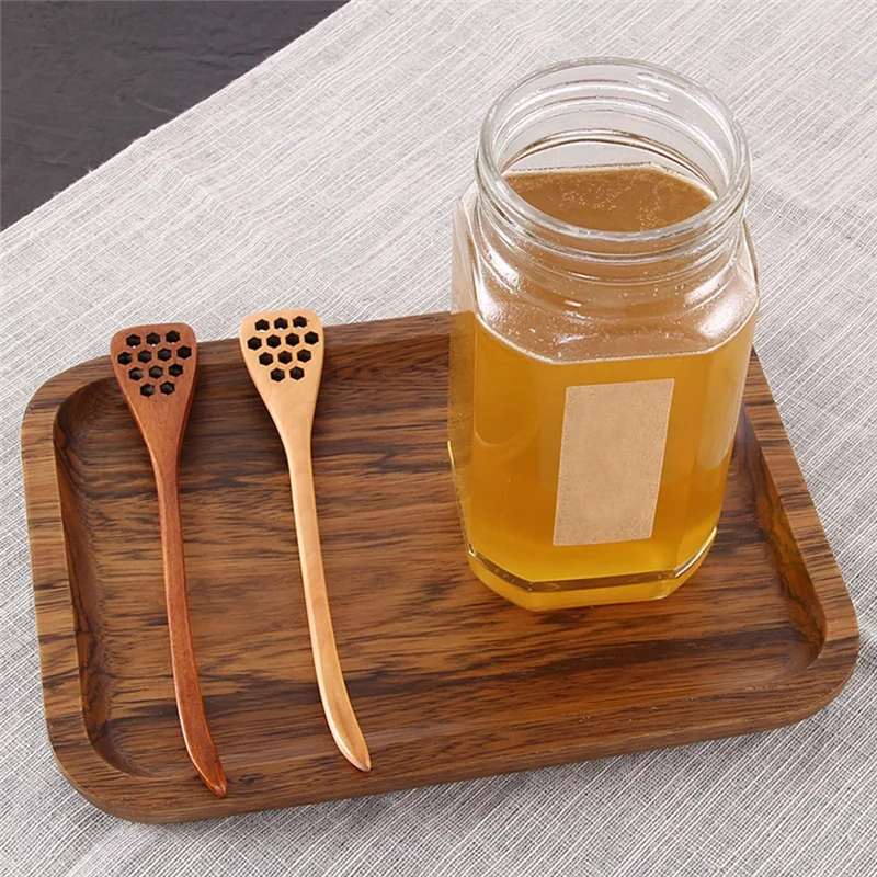 4PCS Wooden Honey D…