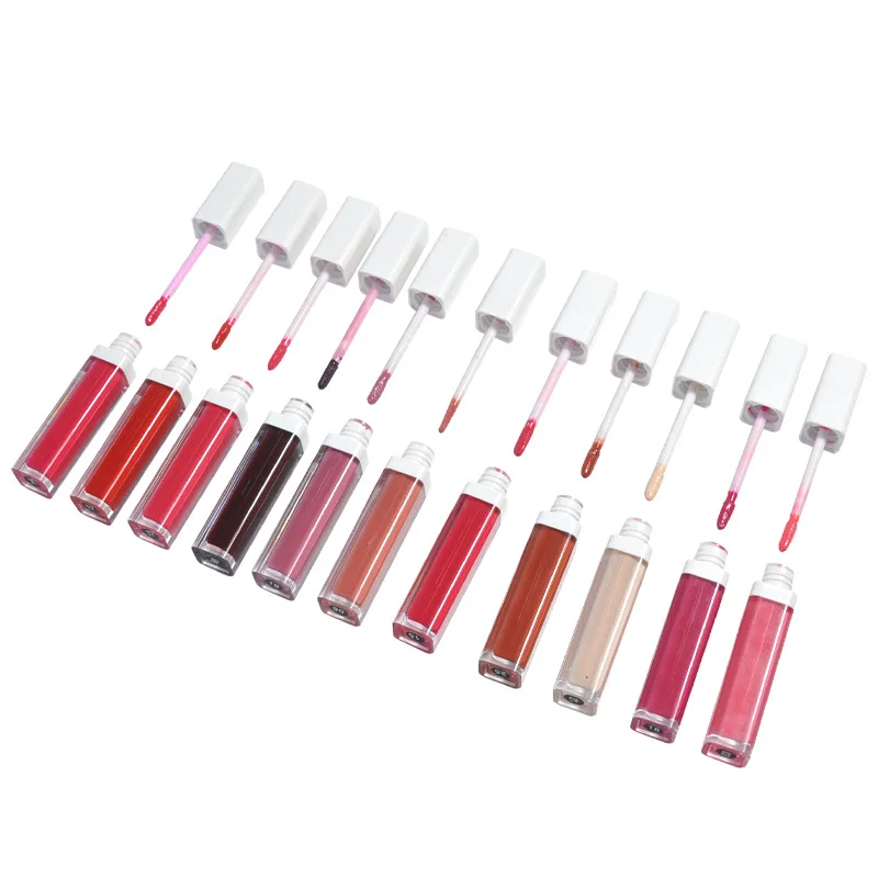 30pcs Lip Gloss Private Label Wholesale Lipgloss No Logo Custom Makeup Vegan Nude Clear Lip Plumper Cosmetics Vendor