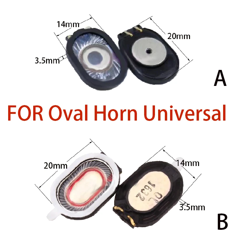 YUXI 1Piece FOR Oval Shaped External Speaker  Earpiece Ringing Universal Repair Parts Good Sound Quality