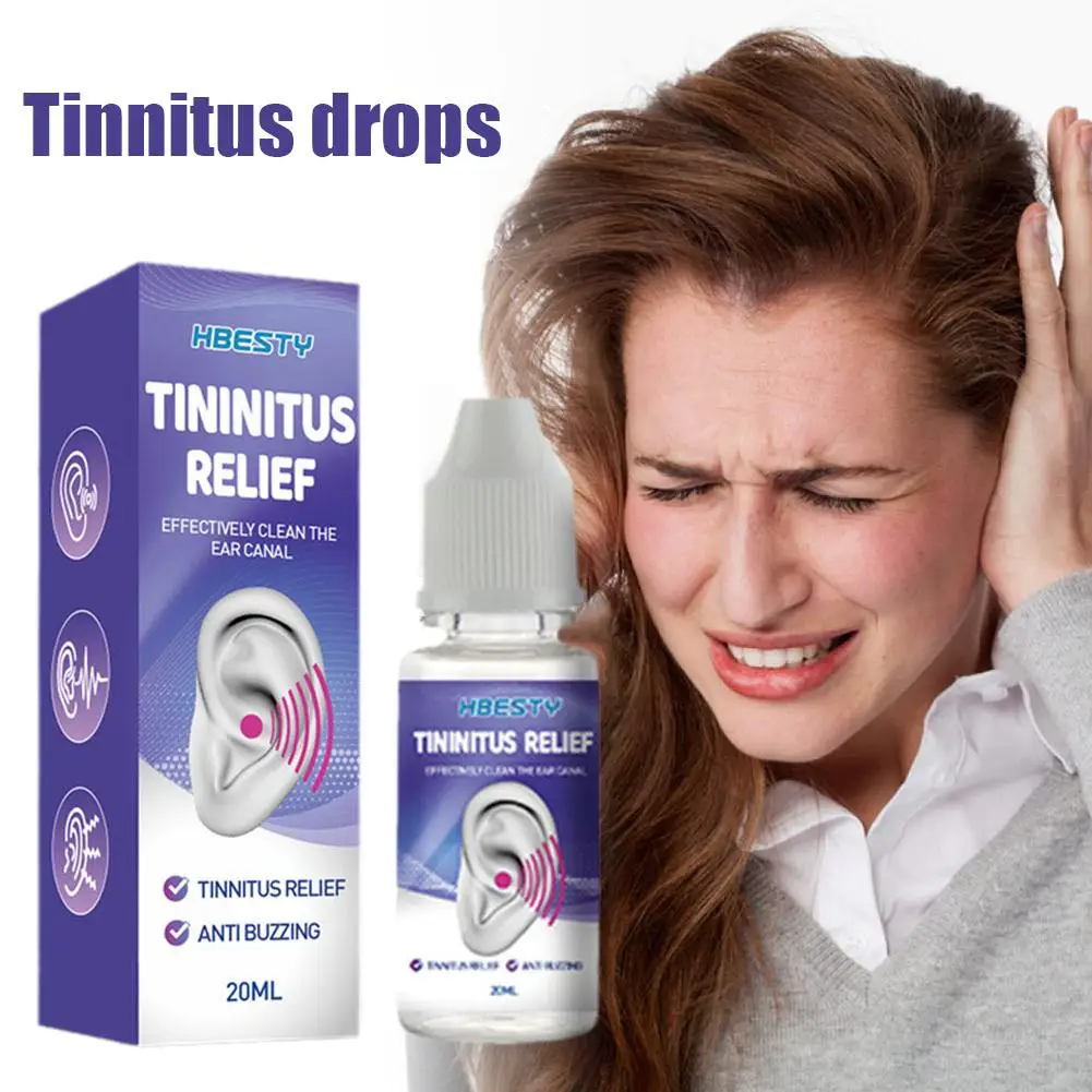 Cera de oído limpia para aliviar la sordera, tratamiento para la picazón, tratamiento para el Canal, esencia de Tinnitus, dolor de oídos, Heari A9L2, 20ml