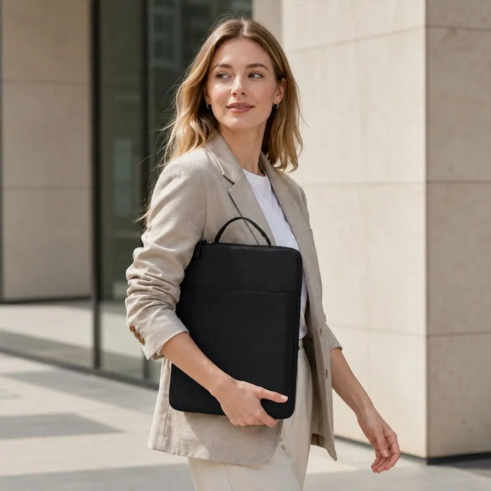 11 13 15 inch Oxford Cloth Laptop Bag Vertical Multiple Pockets Laptop Handbag Wear-resistant Waterproof Ultrabook Sleeve Case