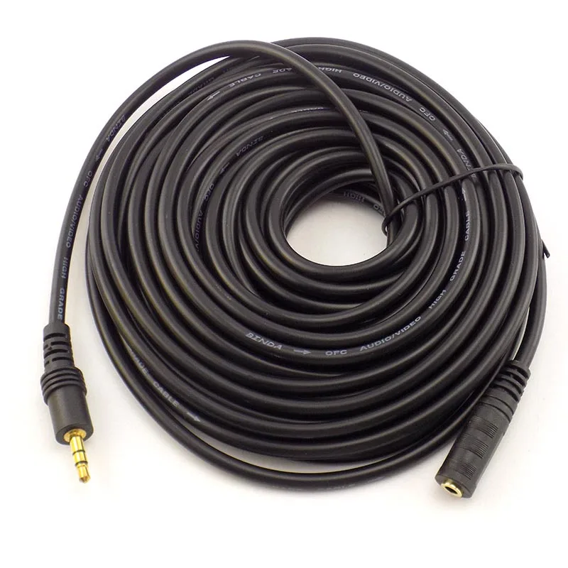 1,5/3/5/10M 3,5mm Stereo Männlich Zu Weiblich Audio Verlängerung Kabel für Kopfhörer TV Computer Laptop MP3/MP4 Kopfhörer – Detail 6
