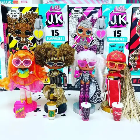 LOL Surprise Doll JK Zipper Set High Heels Girl Gift Disassembly Fun Collection Toys for Children Festival Gifts