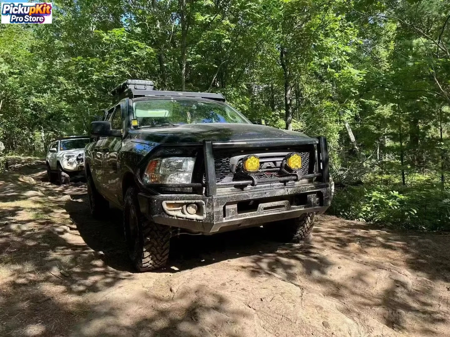 

Classical Commercial-Grade Steel Bull Bar Front Bumper for Ram 1500 4th Gen