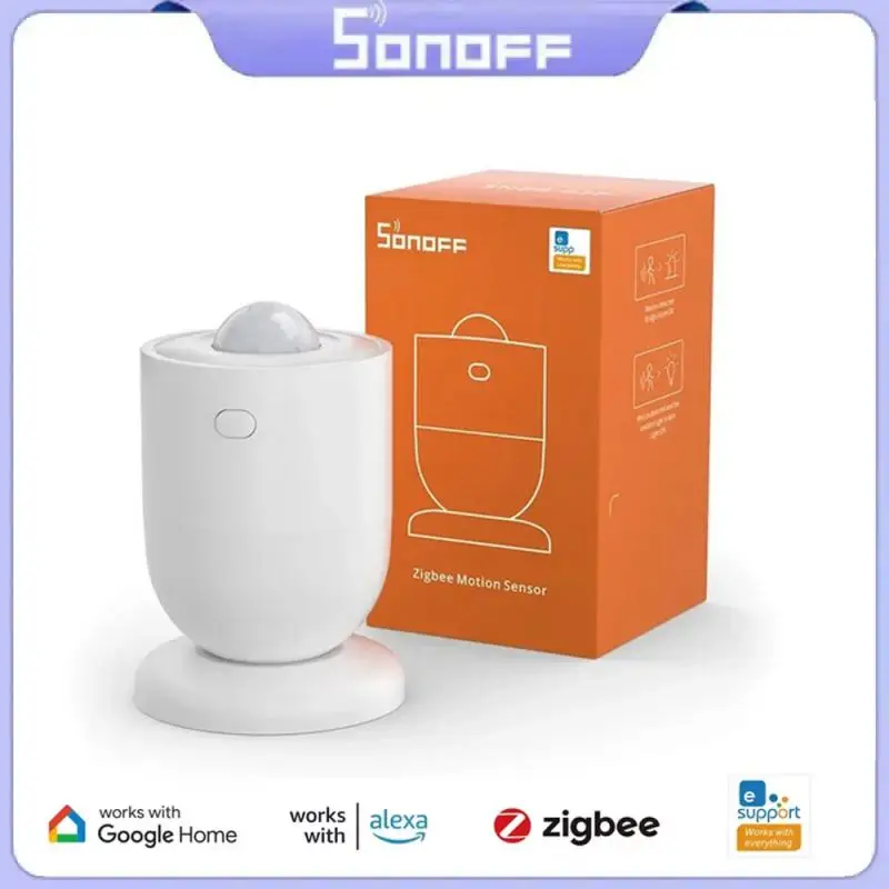 SONOFF SNZB-03P Zigbee Motion Sensor Light Detection Home Security Local Smart Scene Linkage via eWeLink APP Alexa Google