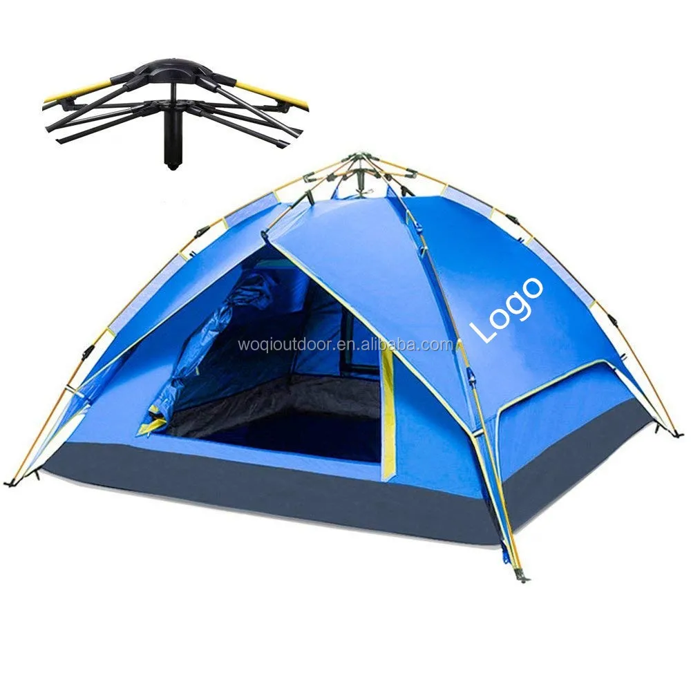 # Hot Sales Easy Instant Pop Up Tent Backpacking Automatic Hydraulic Double Layer Camping Tent