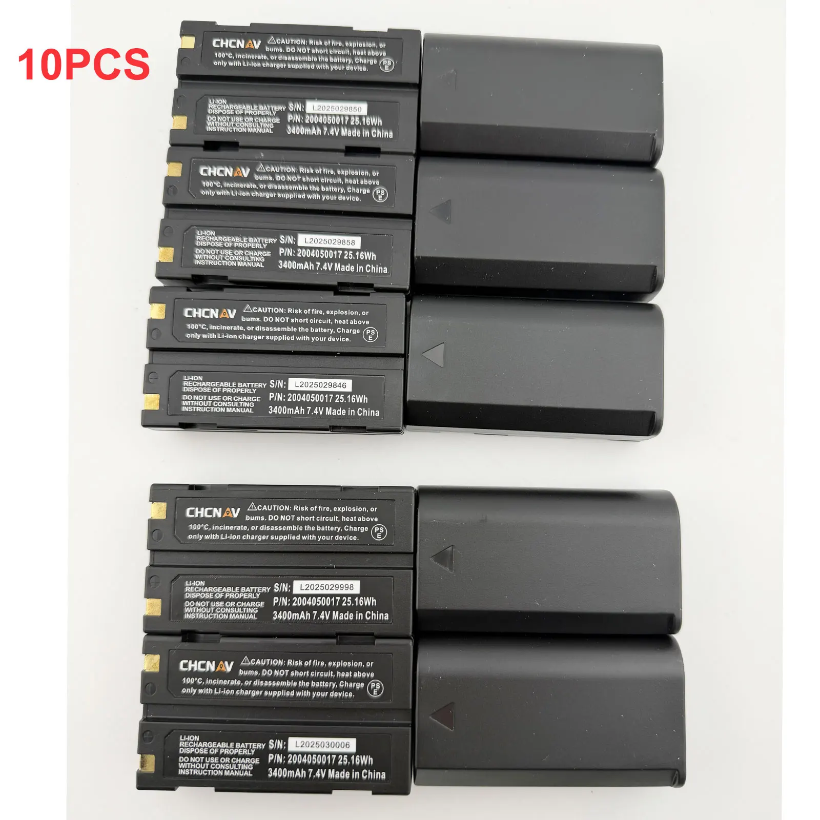 

8/10 шт. 2004050017 XB-2 Аккумулятор 3400 мАч для приборов CHCNAV RTK GPS серий X/M/T/i, X5/9/10/90/91/93 T3/7/8 M3/6/500 i50