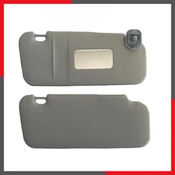 Sun Visor for Peugeot 307 Left Right 2 Pieces Gray Parasol 8143 LX Make Up Mirror Included Interior Sun Shade for 307