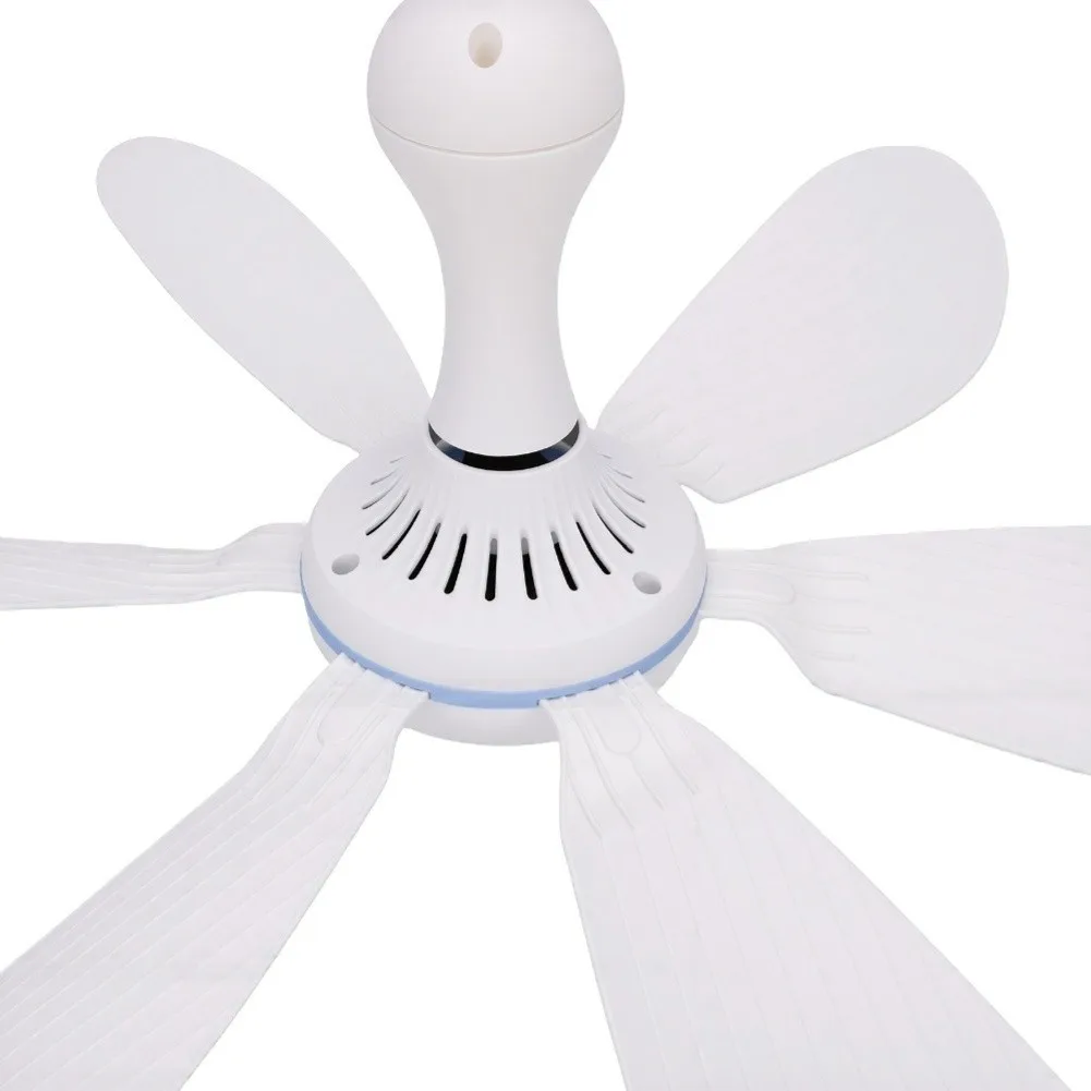10W Solar Ceiling Fan with 10W Panel and 5W Motor for RV Tent Camping For Outdoor Use Foldable Lightweight Quiet 36dB