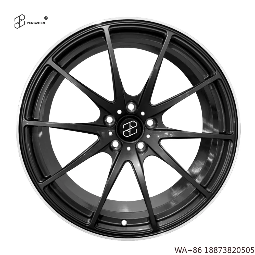 For  Monoblock  Matte Black Powder Coating  Multi Spoke 17 18 Inch Forged Wheels Rims  for Audi A5 2011 2018