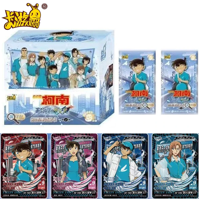 2026 KAYOU Detective Conan Pack de cartes à collectionner Volume 2 - Pack de fan authentique et de collection sur le thème de l'anime, cadeau idéal pour les fans