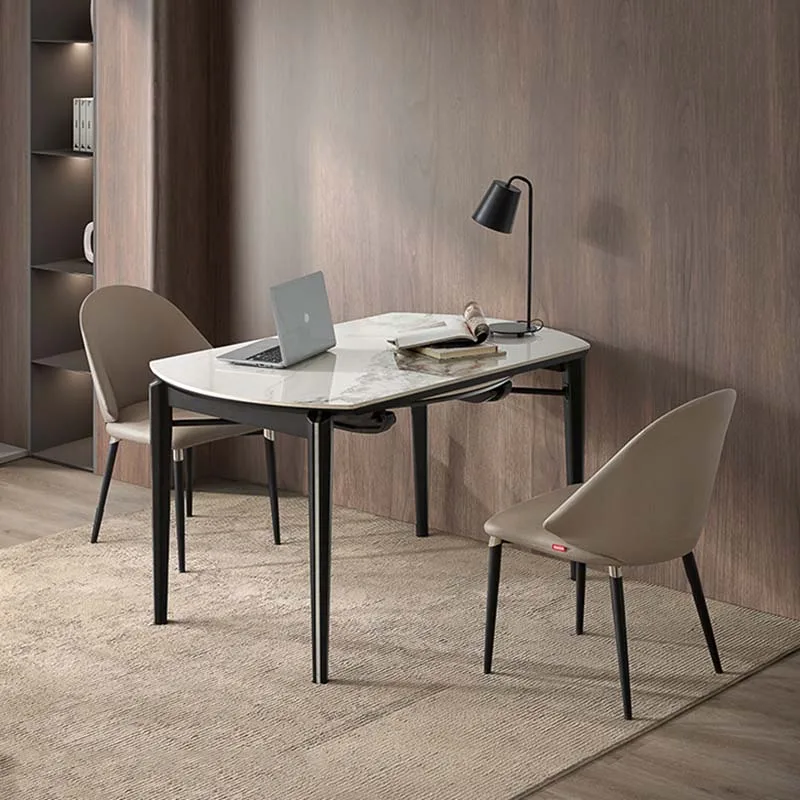 

Mid Century Round Dining Table Sets Luxury Designer Kitchen Dining Table Folding Nordic Salon Designer Mesa Unique Furniture