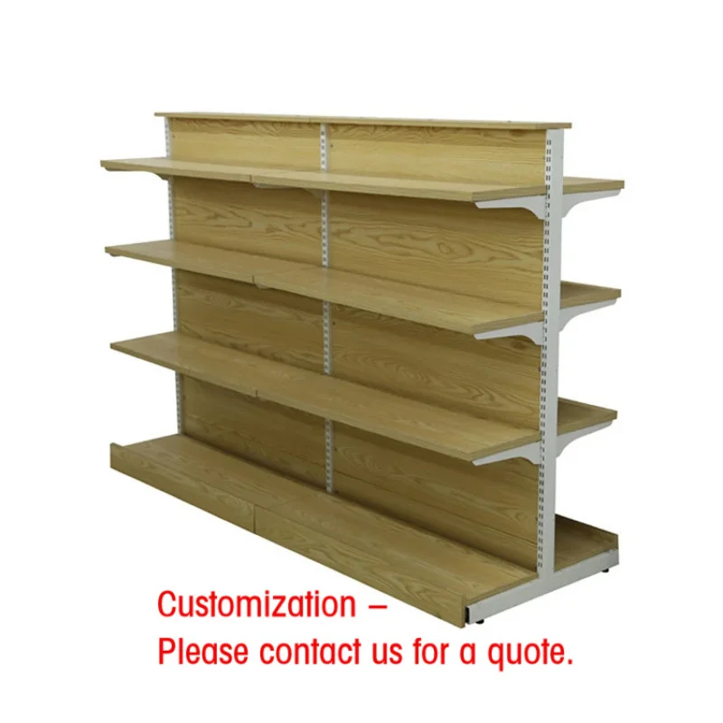 custom.New Arrival Multi Layer Double Sided Multifunction Modern Supermarket Shelf Convenience