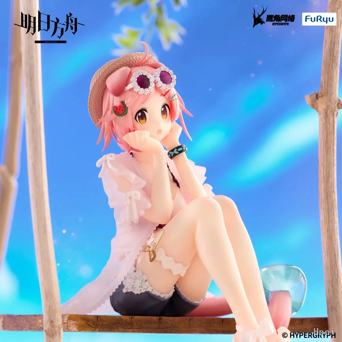 FuRyu Noodle Stopper Figure Arknights Goldenglow Summer Flowers FA394 Ornaments Anime Figures view 4