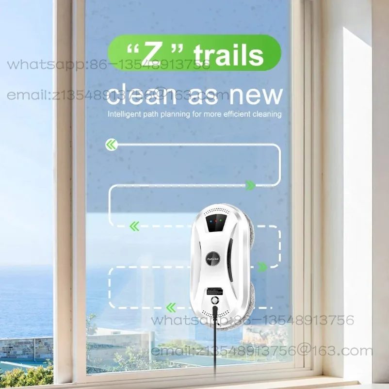 Ultra Thin Robot Vacuum Cleaner, Window Cleaning Robot, Glass Window Cleaner, Household Use view 5