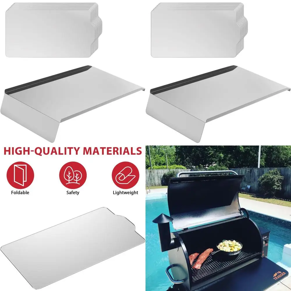 

Pellet Grill Drip Pan Heat & 5-Pack Disposable Liners for Pro 780 Grills