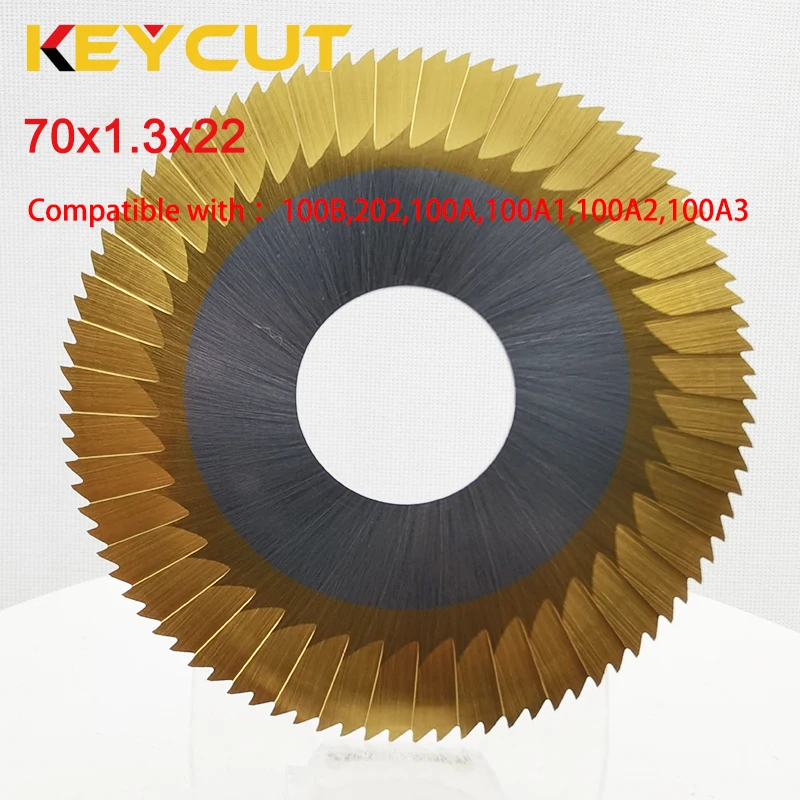 Wenxing Milling Cutters 0022A 70x1.3x22 Mortice Cutter for Wenxing 100B 202 100A 100A1 100A2 100A3 key Machines