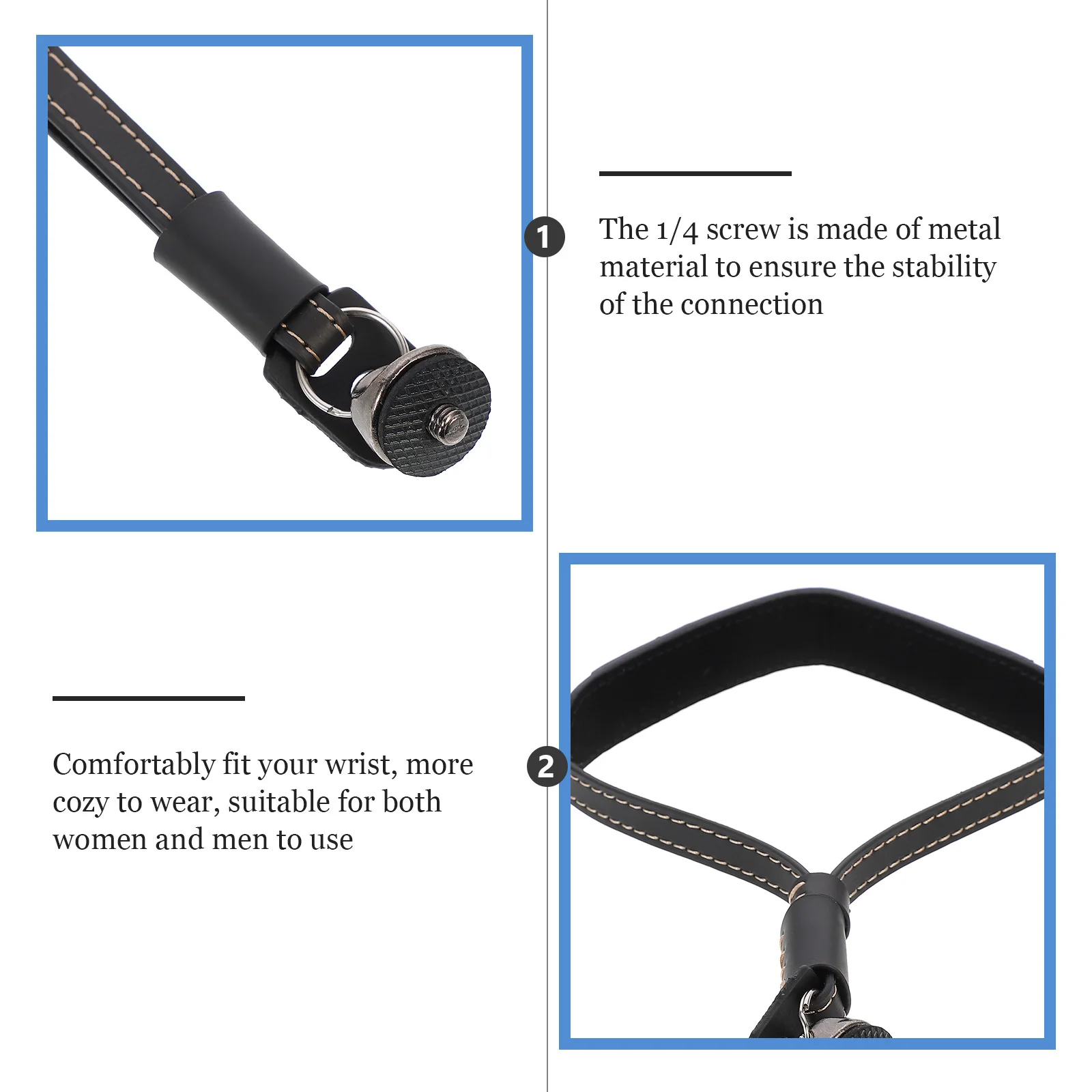 

Adjustable Handheld Camera Gimbal Wrist Strap 14 Screw Easy Use Save Time Effort Cozy Wear Men Women Prevent Falling Device
