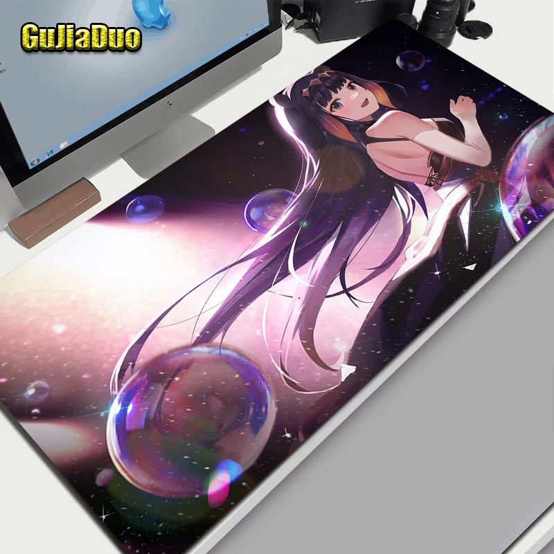 

400x900 Large Size Cute Anime Girl Mouse Pad Computer Table Desk Mat Gaming Room Accessories Kawaii Mange Mousepad Gamer Cabinet