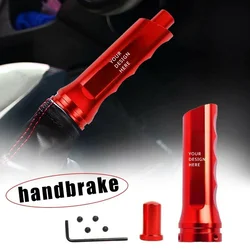 RACING Universal Auto Car Aluminum Hand Brake Sleeve Handbrake Handle Hand Protector Cover
