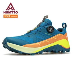 HUMTTO Sapatos Impermeáveis para Homens Sneakers Respirável Corrida Dos Homens Esportes Designer de Luxo Ginásio Jogging Casual Preto Trail Formadores