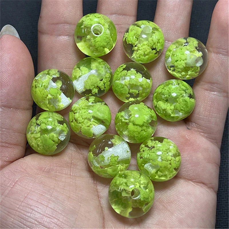 16 мм 200 шт. полупрозрачные лесные облака из бисера DIY ювелирные изделия цепочка для мобильного телефона ручка из бисера тележка подвесная ручная работа