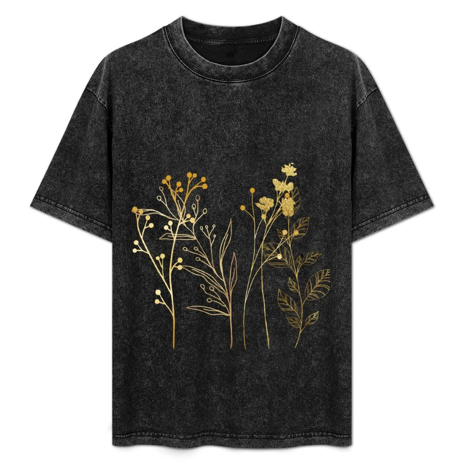 

Art deco dry flowers T-Shirt man clothes shirts graphic graphic tee shirt mens t shirts casual stylish